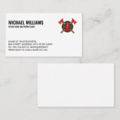 Brandweerbijlen Logo Visitekaartje (Voorkant / Achterkant)