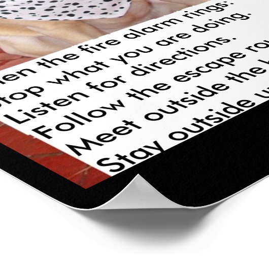 Brandweerboor Poster (Hoek)