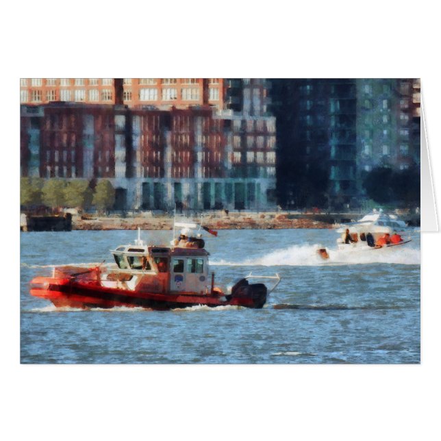 Brandweerboot Hudson (Voorkant Horizontaal)