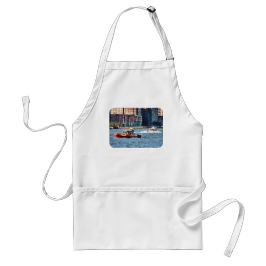 Brandweerboot Hudson Standaard Schort (Voorkant)