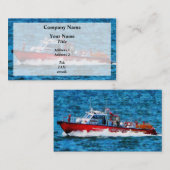 Brandweerboot Visitekaartje (Voorkant / Achterkant)