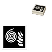 Brandweerbrandslang Veiligheid Bord Rubberstempel (Gestempeld)