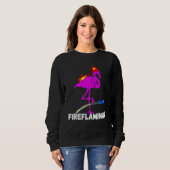 Brandweerbrigade Flamingo Fireman Exotic Bird Trui (Voorkant volledig)