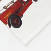 brandweerbrigade Truck Ax Pet; Fleece Deken (Hoek)