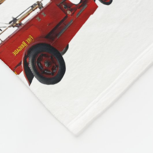  brandweerbrigade Truck Ax Pet; Fleece Deken (Hoek)