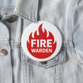 Brandweercommandant Ronde Button 4,0 Cm (In situ)