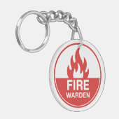 Brandweercommandant Sleutelhanger (Voorkant Links)