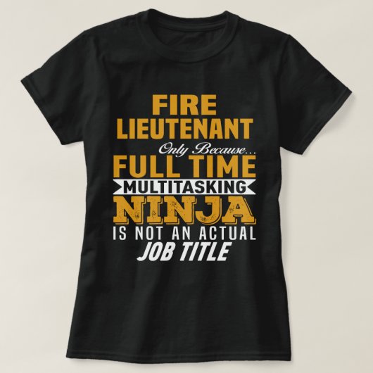 brandweercommandant t-shirt (Design voorkant)