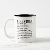 Brandweercommandant Tweekleurige Koffiemok (Links)