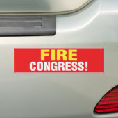 Brandweercongres! Bumpersticker (Op auto)