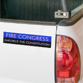 Brandweercongres Handhaving grondwet Bumpersticker (Op Truck)