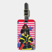 BRANDWEERDACKEL BAGAGELABEL (Voorkant verticaal)