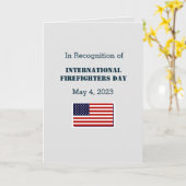 Brandweerdag 2023 Hartelijk dank Kaart (Gele Bloem)