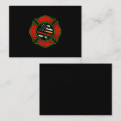 Brandweerdag St Patricks Day Irish American Flag Visitekaartje (Voorkant / Achterkant)