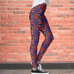 Brandweerde Logo Patroon Leggings