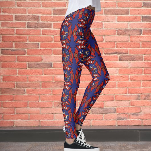 Brandweerde Logo Patroon Leggings