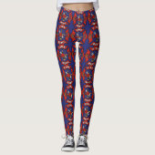Brandweerde Logo Patroon Leggings (Voorkant)