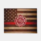 Brandweerdeuren - 18 x 24 inch deurmat (Voorkant)