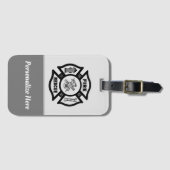 Brandweerdienst bagagelabel (Voorkant (horizontaal))