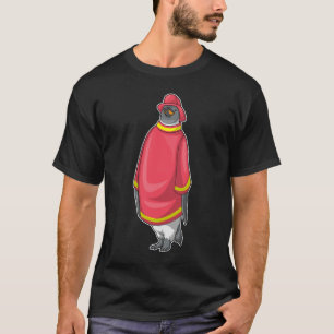 Brandweerdienst bij Penguin T-shirt