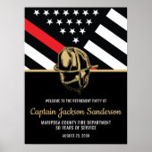 Brandweerdienst Brandweerdienst Poster (Voorkant)