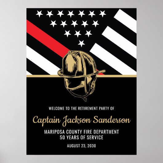 Brandweerdienst Brandweerdienst Poster (Voorkant)