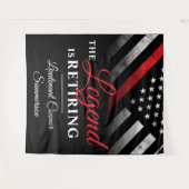 Brandweerdienst Brandweerdienst Wandkleed (Voorkant (horizontaal))