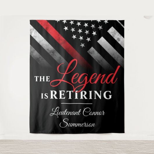 Brandweerdienst Brandweerdienst Wandkleed (Voorkant)