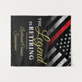 Brandweerdienst Brandweerdienst Wandkleed (Voorkant (horizontaal))