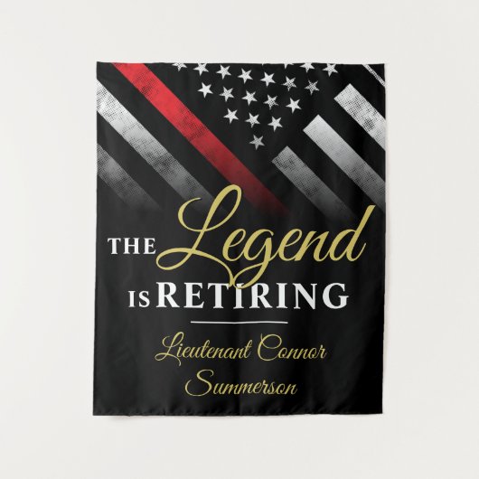 Brandweerdienst Brandweerdienst Wandkleed (Voorkant)