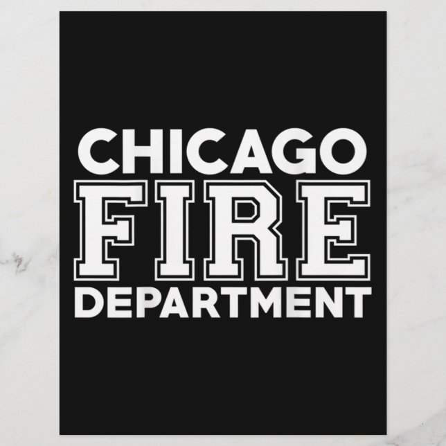 Brandweerdienst Chicago Briefhoofd (Voorkant)