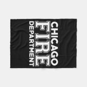Brandweerdienst Chicago Fleece Deken (Voorkant (Horizontaal))