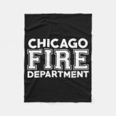 Brandweerdienst Chicago Fleece Deken (Voorkant)