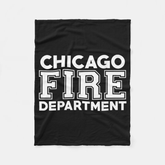 Brandweerdienst Chicago Fleece Deken (Voorkant)