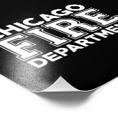Brandweerdienst Chicago Foto Afdruk (Hoek)