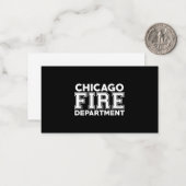 Brandweerdienst Chicago Notitiekaartje (Voorkant / Achterkant in situ)