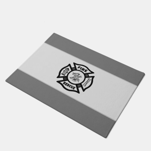 Brandweerdienst deurmat (Schuin)