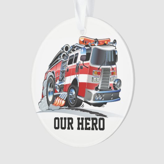 Brandweerdienst Ornament (voorkant)