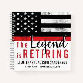 Brandweerdienst Roodlijn Vuurhandboek Notitieboek