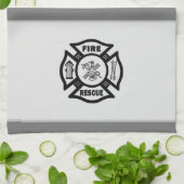 Brandweerdienst   theedoek (Gevouwen)