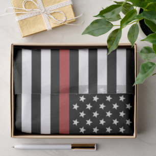 Brandweerdienst Thin Red Line Fire Rescue Tissuepapier