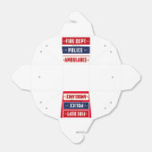 Brandweerdienst Thunder_Cove Bedankdoosjes (Uitgevouwen)