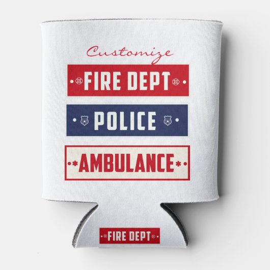 Brandweerdienst Thunder_Cove Blikjeskoeler (Voorkant)