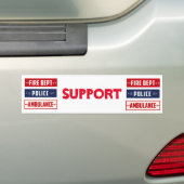 Brandweerdienst Thunder_Cove Bumpersticker (Op auto)