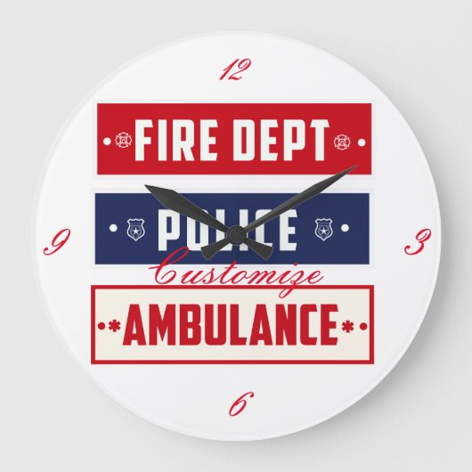 Brandweerdienst Thunder_Cove Grote Klok (Voorkant)