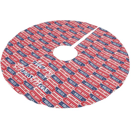 Brandweerdienst Thunder_Cove Kerstboom Rok (Gekanteld)