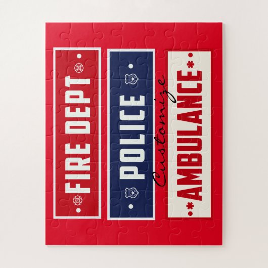 Brandweerdienst Thunder_Cove Legpuzzel (Verticaal)