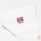 Brandweerdienst Thunder_Cove Ronde Sticker (Envelop)