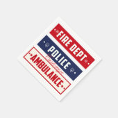 Brandweerdienst Thunder_Cove Servet (Hoek)