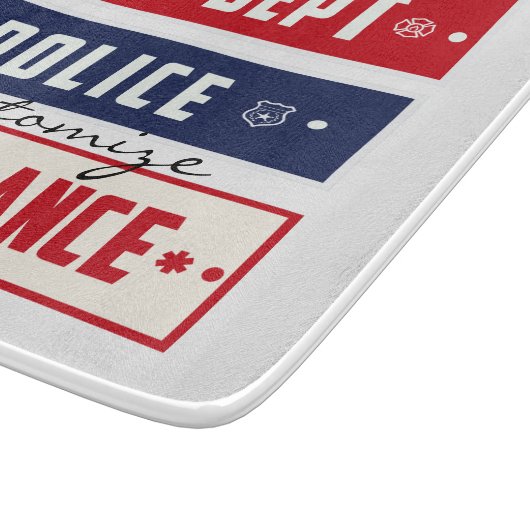 Brandweerdienst Thunder_Cove Snijplank (Hoek)